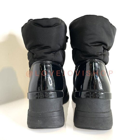 Athleisure | Michael Kors Shay Sneaker Boot "Blacked Out" Nylon | Winter Utility - Picture 5 of 11